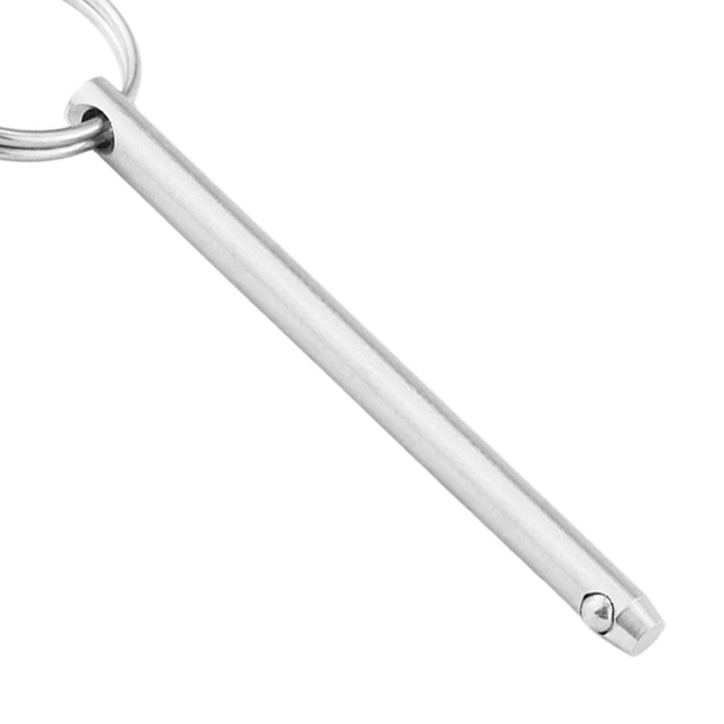 2x Pin for Boat Deck Hinge Marine Stainless Steel 316 6.3x95mm