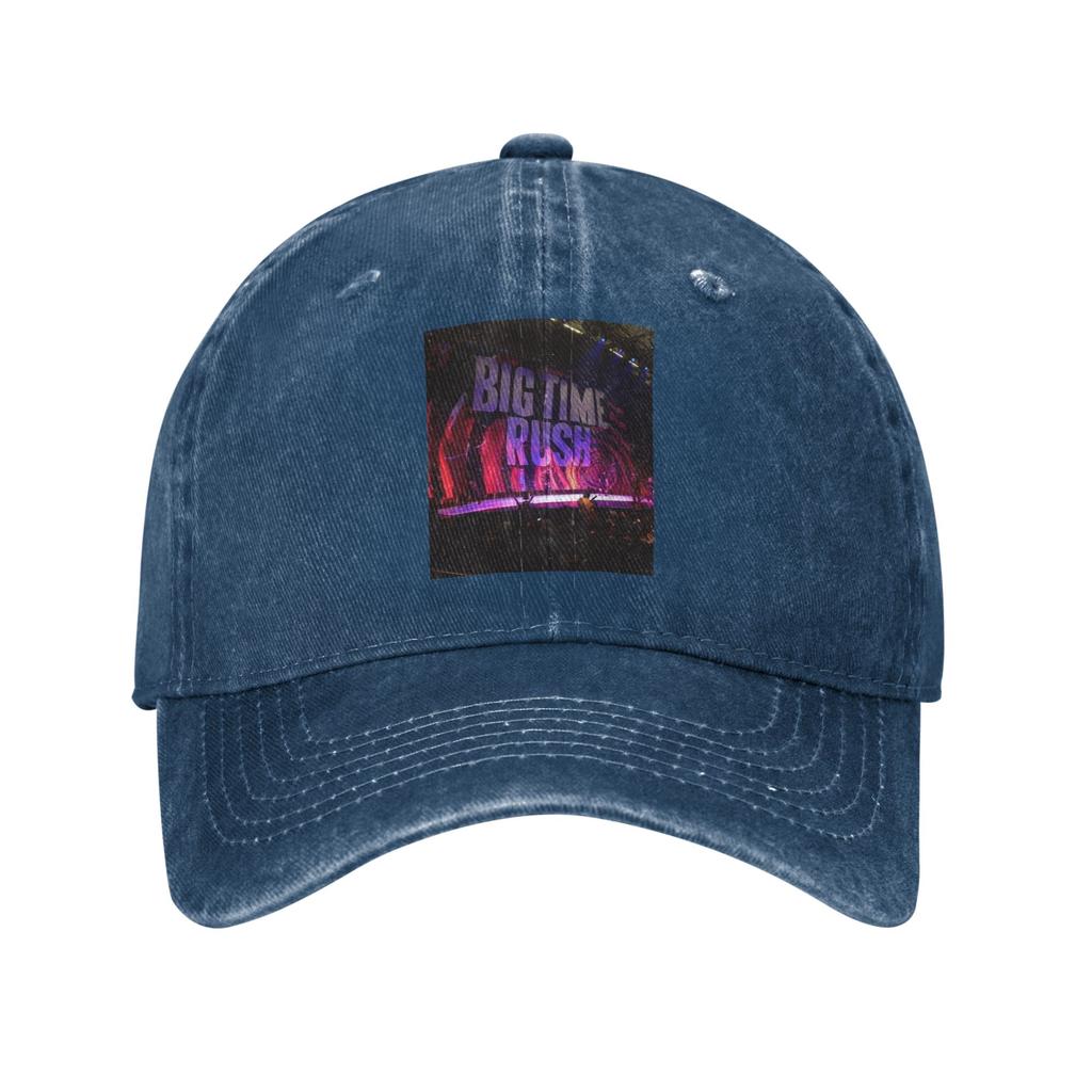 Big Time Rush BTR Band Music Washed Denim Cap Casual Baseball Caps Adjustable Hat Summer Unisex Baseball Hats