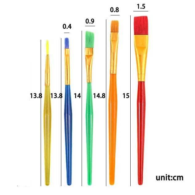 7pcs, Candy Color, Oil Painting Pen Set, Watercolor Palette, Painting Knife, Children's, Nylon Hair, DIY Art Painting Tool