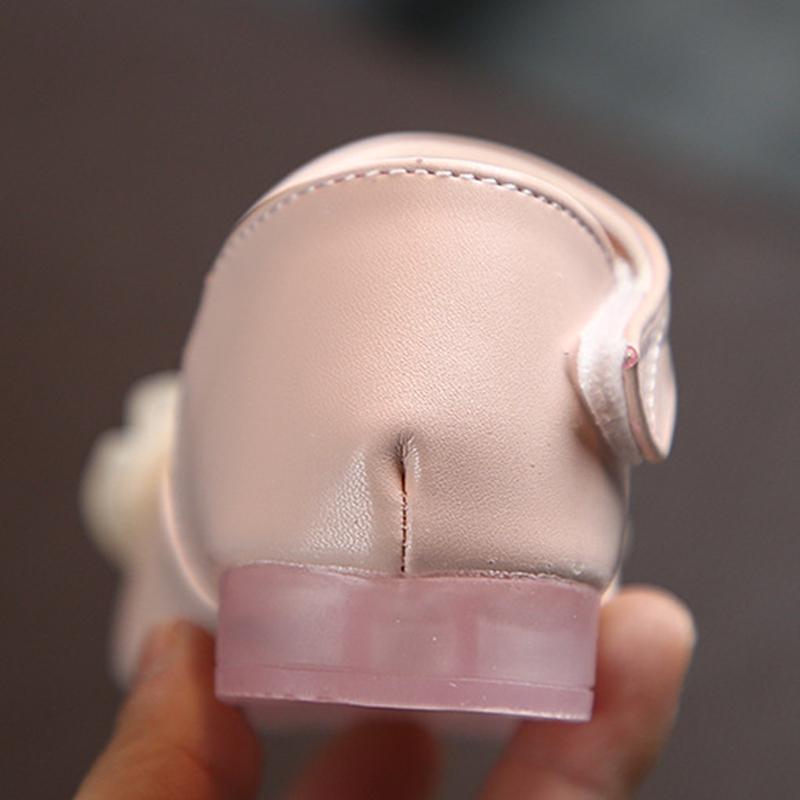 Children Girls Casual Cute Princess Style Pearl Flower Design Fish Mouth Sandals