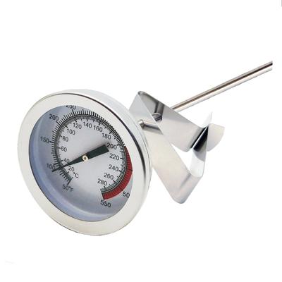 Fritteusenthermometer mit Clip Sofortablesbares Zifferblattthermometer Fleischthermometer
