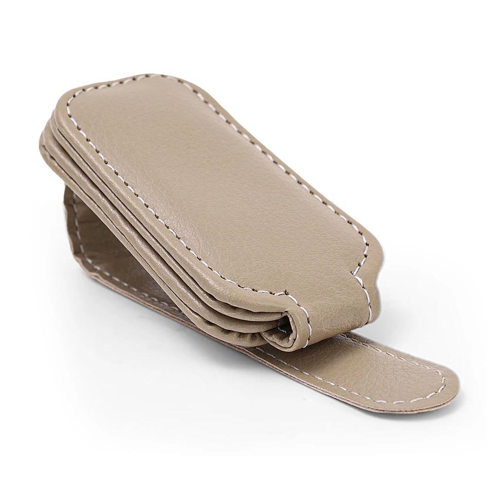 Auto Sonnenblende Sonnenbrillen Rahmenhalter Auto Aufbewahrungskoffer Magnetischer Sonnenbrillenhalter Rechnungen Ticket Kartenclip Brillenhalter Ständer