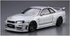 Aoshima Bunka Kyozai Maßstab The Model Car Serie 34 Nismo BNR34 Skyline 2004 Plastikmodell 1/24 Nein. GT-R Z-tune