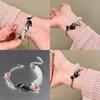 Elegant Alloy Black Cat Star Bracelet For Women Summer Y2k Trendy Sweet Cool Friend Gift