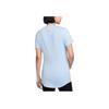 Nike Dri-Fit One Solid Color Round Neck Pullover Slim Fit Short Sleeve T-Shirt Women T-Shirt Light-Blue FN5002-440