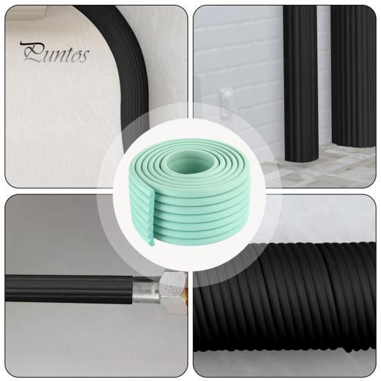 1 Rolle Außenrohr-Isolierband, wetterbeständiges Schaumstoff-Isolierband für Wasserrohre, kältebeständiges Rohr-Sicherheitsschutz-Wickelband für