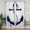 Curtains for Living Room Curtain Anchor Blackout Curtains 2 Pieces Partition Tulle for Bedroom Shades Halloween Decoration Child