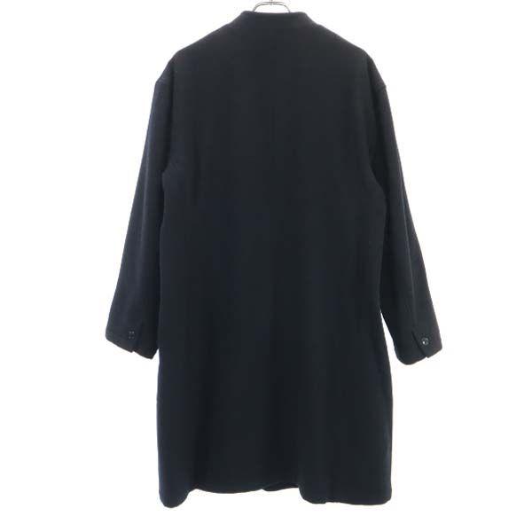 Unused Johnbull Wool Blend Melton Coat L Black Men's Used