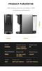 HiBREW Coffee Machine 5in1 Multiple Capsule Espresso Dolce Milk&Nespresso&ESE Pod&Powder Coffee Maker Stainless Metal H3A