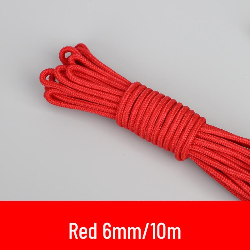Rutschfeste, Verschleißfeste Handgewebte Nylon-Wäscheleine zum Trocknen von Kleidung & Steppdecken – Strapazierfähiges Outdoor-Seil