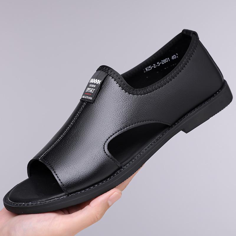 Breathable sandals men's summer fashion thick-soled outdoor non-slip waterproof wear-resistant fishing shoes