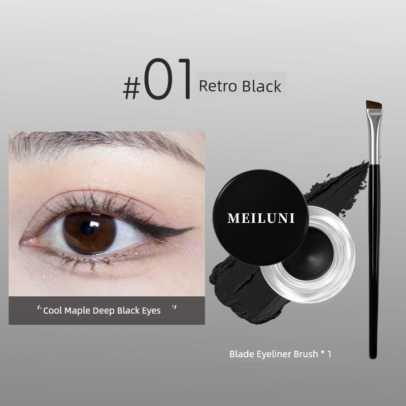Makeup Artist Stage Makeup Special Creamy Eyeliner Black Long-Lasting Smudge-Free Eyeliner Latin Dance Makeup Waterproof