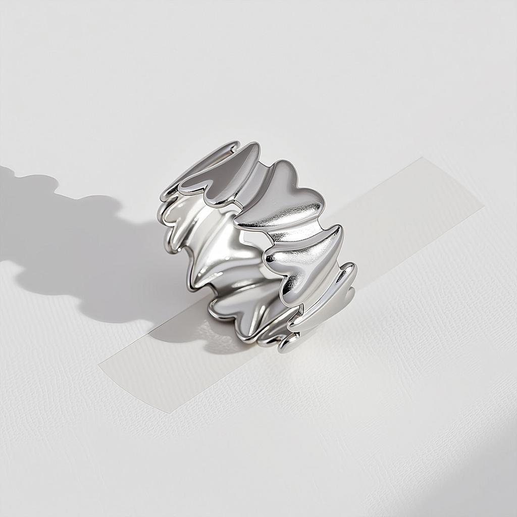 Fashion Geometric Rings for Women Gold Silver Color Stainless Steel Adjustable Ring Wedding Party Fashion Christmas Jewerly Gift