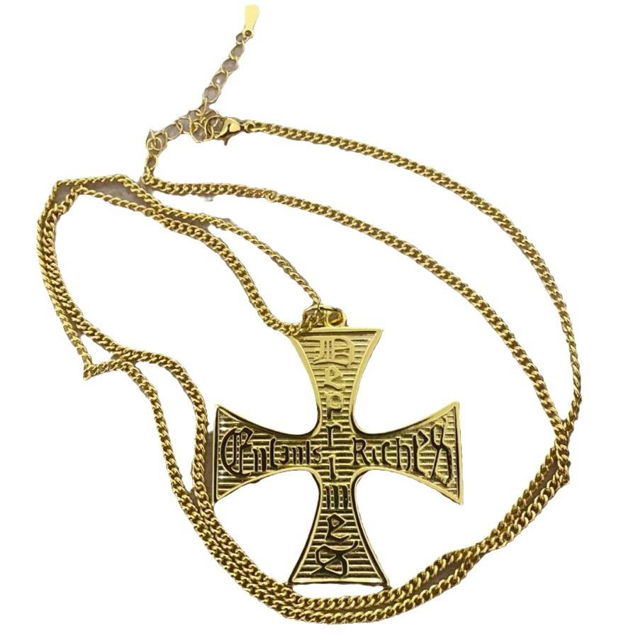 Cross Necklace Punk Sweater Necklace