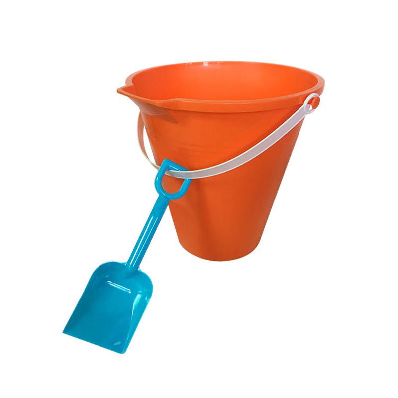 

Childrens And Baby Beach Toy Tools 9inch Thick Bucket Shovel Tools Beach StyleA