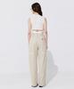 WNDERKAMMER Color-Block Point Linen Trousers_Beige