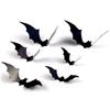 Halloween Decoration 3D Black PVC Bat Halloween Party DIY Decor Wall Sticker Bar Room Halloween Party Scary Decos Props