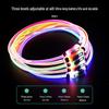 USB Rechargeable LED Dog Collar - Adjustable Light-Up Neck Ring for Large, Medium, and Small Dogs
