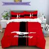 Mustang 3pcs Bedding Set Duvet Cover Closure Includes 1 Duvet Cover & 2 Pillowcases for All Seasons Bedroom Home Dorm Decor