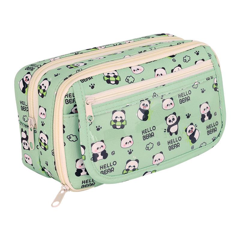 Capybara & Panda Large-Capacity Pencil Case for Elementary & Middle School Girls