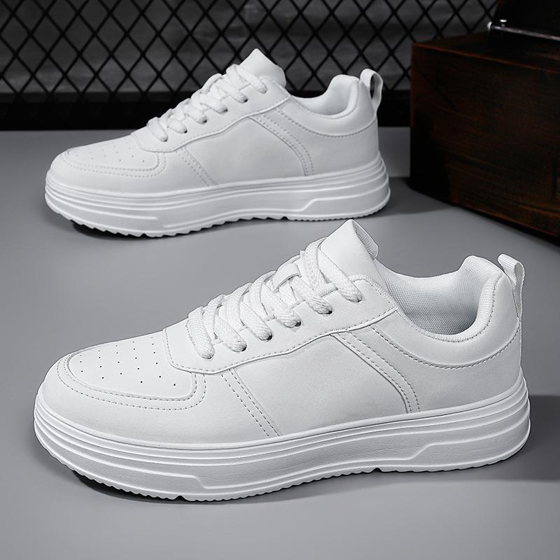 

Высококачественные туфли для скейтбординга с верхом super move, большого размера, ретро-обувь для спорта и отдыха, мужские белые туфли с кожаной поверхностью, водонепроницаемые 39 белый