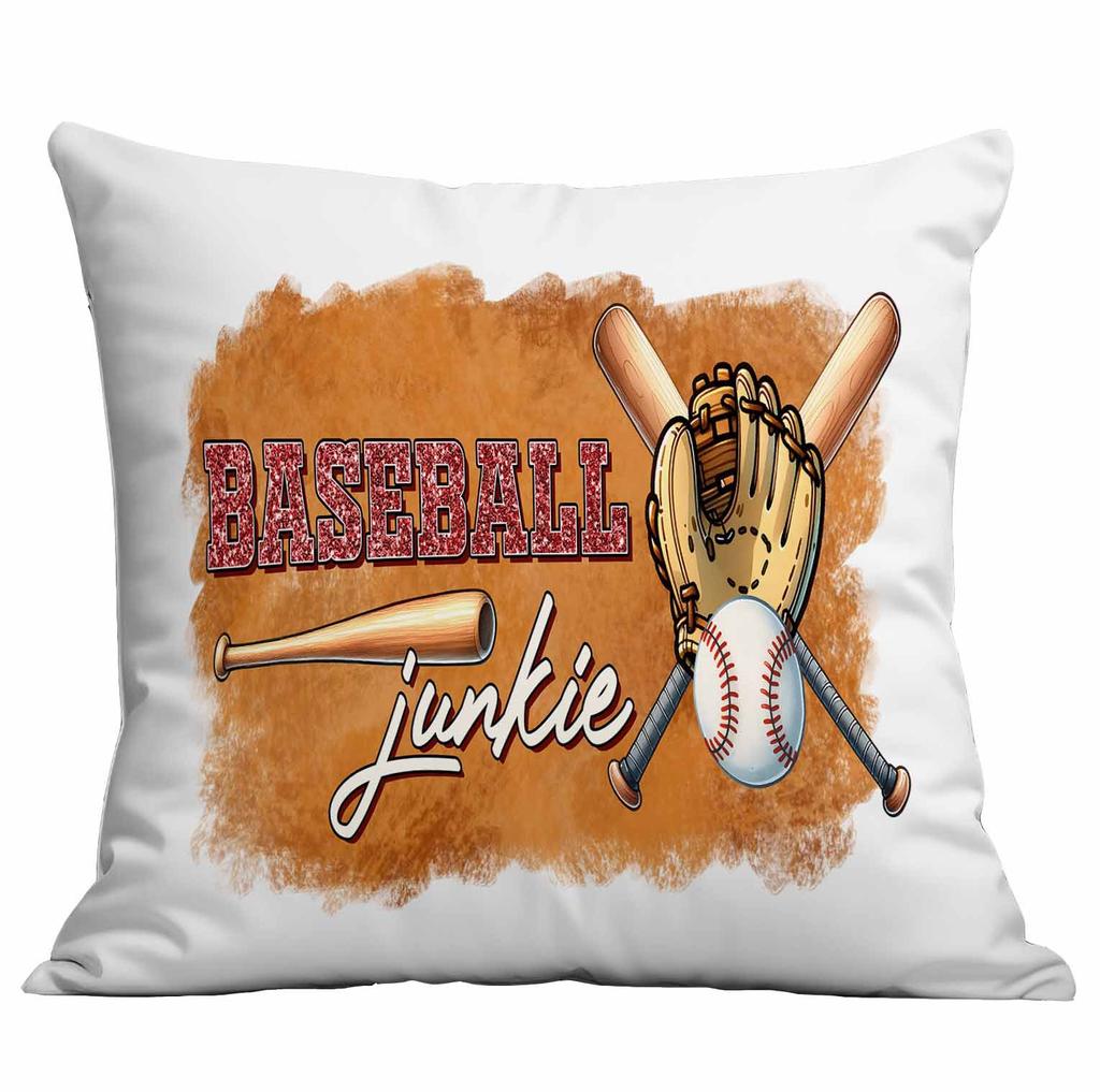 New Baseball Peripheral Printed Pillowcase Home Living Room Sofa Pillowcase Cushion Cover