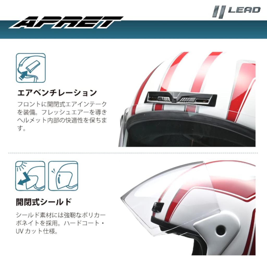 LEAD APRET Motorcycle Jet Matte One Size Fits Most Helmet, Gunmetal, (Under 57-60cm)