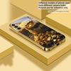 Dunkler Jute-Geldbeutel Für Samsung Galaxy S26 S20 FE S21 S22 S23 Plus S24 Ultra 25Ultra S21+ S9 S22 S8 Goldenes Glas-Handyhülle