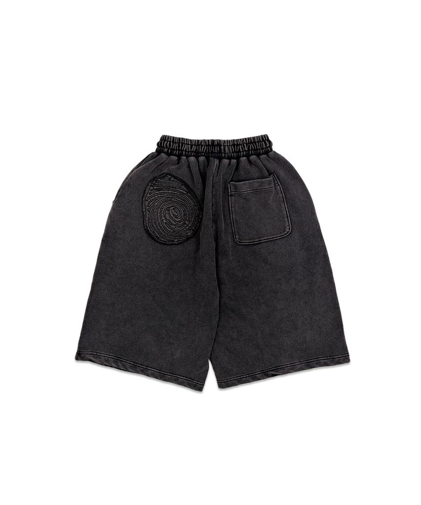 Aejyuttingkeumamaindeu Mineral Wave Bermuda Pants_Black