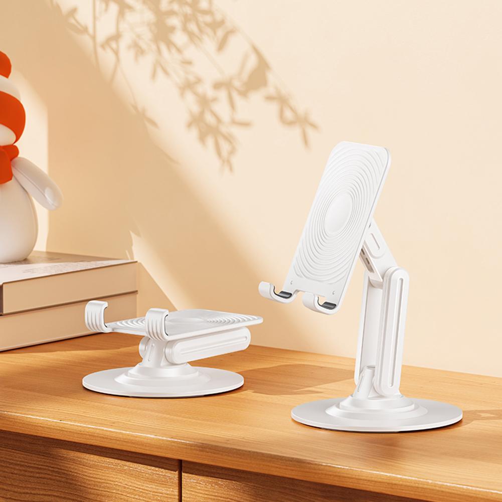 Cell Phone Stand for Desk Foldable Phone Holder Angle Height Adjustable Cell Phone Holder for iPhone 16 15 14 13 Pro Max Mini