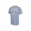 Nike Logo Printed Crew Neck Short Sleeve T-Shirt for Men Blue