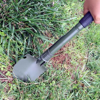 Folding Shovel Multifunctional Military Shovel with Storage Bag Outdoor Survival Tactical Shovel