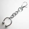 Portable Key Ornament Stainless Steel Horseshoe Keychain Drop Earrings Bag Accessories Perfect Gift for Animal Lovers