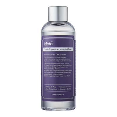 Supple Preparation Unscented Toner, Moisturizing, Korean Cosmetics, Kbeauty, Sample