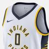 Nike NBA Haliburton Pacers 0 Nummer Limited Edition SW Jersey Basketballvest Herre drakter Hvit DN2079-103
