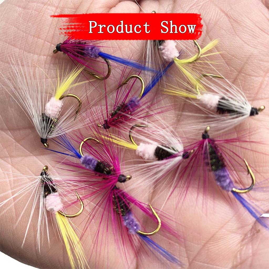 5Pcs/Box Artificial Royal WulffFly Fly Fishing Bait, For Trout/Bass/Perch/Catfish/Carp Etc In Fresh Water or Salt Water, Fly Fishing Supplies