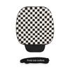 Cartoon Pochacco Grid Winter Plush Universal Car Seat Cushion Covers Skin Friendly Comfortable Puppy Design Car Accessories