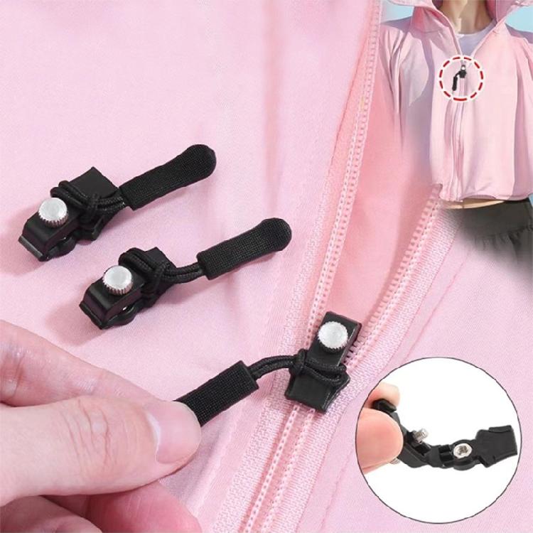 24pcs Removable Zippers Pullers Replacement Zippers Slider Bags Extend Pullers for Clothing Luggage