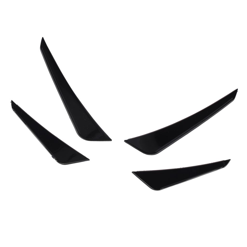 4Pcs Front Bumper Side Air Vent Trim Improved Aerodynamics Glossy Black Mudguard Side Wing Vent Trim for 1 Series F20