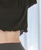 Debiweeo Women'S Yoga Wear Devi-T0018-Black Pilates New Wave Holic Crop