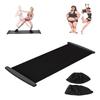 Slide Board with Shoe Cover Slimming Exercise Guide Slide Mat for Leg Pot Training Fitness and Athletic Training