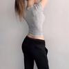 Summer Women Short Sleeve T Shirts Tight Thread High Elasticity Solid T-shirt O Neck High Waist Crop Top Tee Female Casual T Shirt