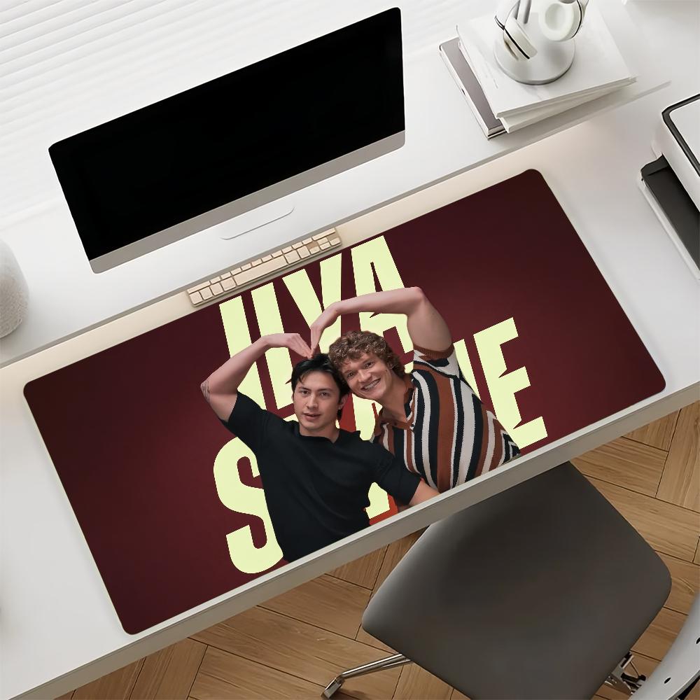 TV H-Heated Rivalry Mouse Pad Non-slip Rubber Gamer Balance Computer Mat Decoracion Deskmat Laptop Office Large