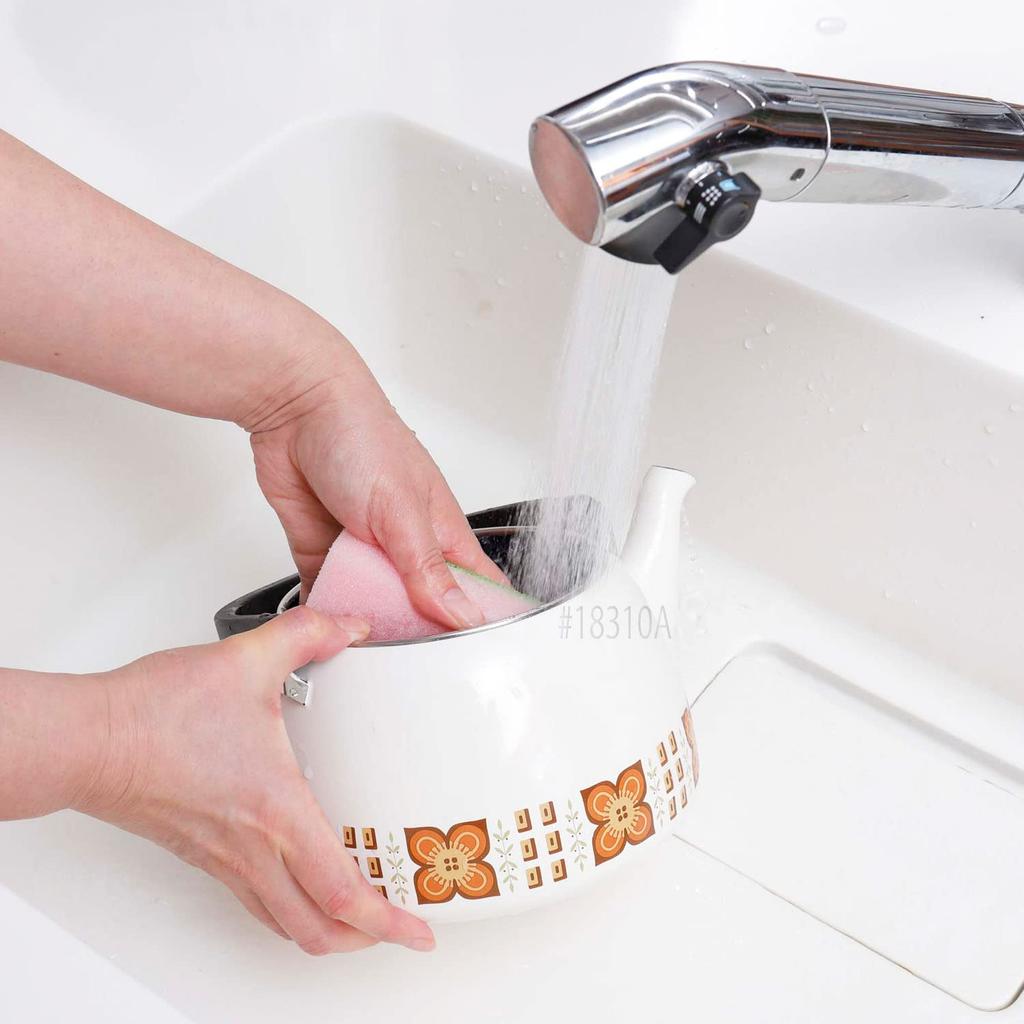 Fuji Enamel 70s Reproduction Showa Retro Enamel Induction Memories Gold Nuts Kettle, 2.5L, Compatible,