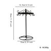 Necklace Holder Metal Jewelry Display Stand Rotating Organizer for Pendant
