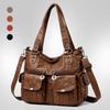Fashion Women's Shoulder Bag Large Capacity Soft Leather Women's Bag Messenger Tote Bag New Handbag