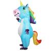 Patrick Star Clown Riding Dinosaur Inflatable Costume - Halloween Edition