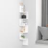 Wall-Mounted Multi-Layer Shelf: Corner Storage and Decoration for Bathroom, Bedroom, and Living Room.