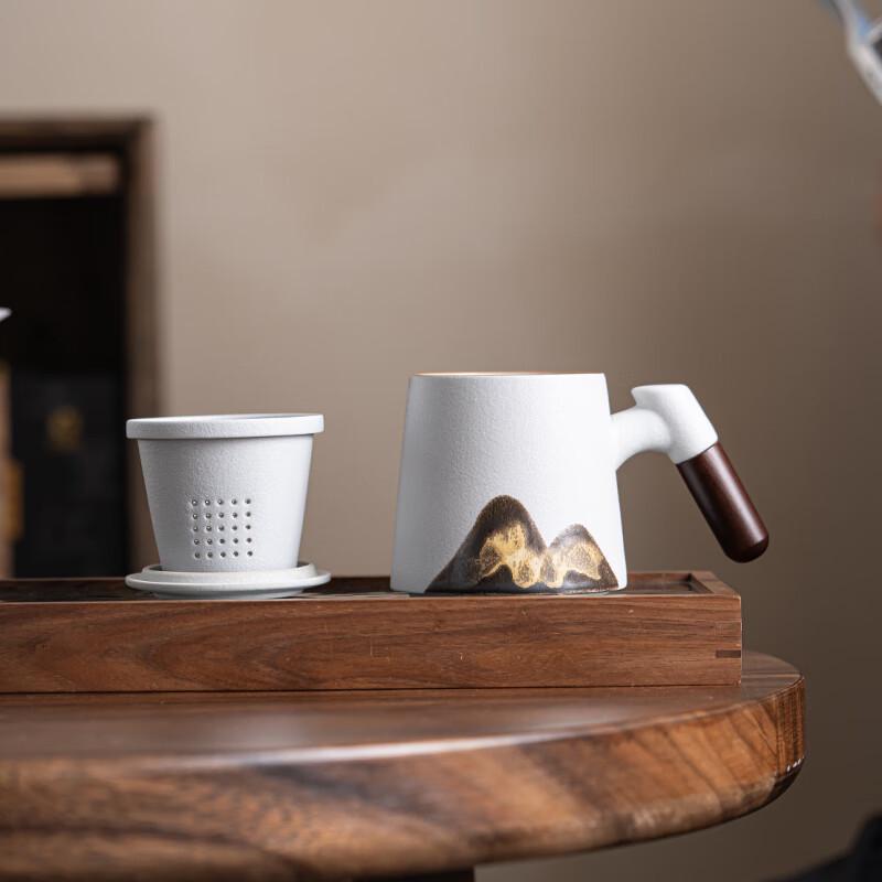 Sushi Ceramics Handcrafted Ceramic Filter Office Cup