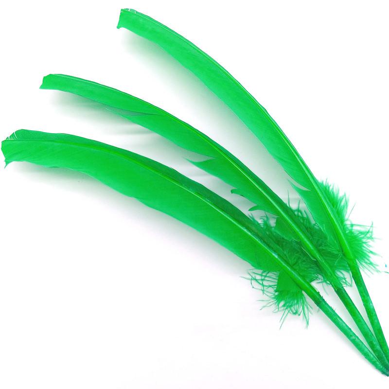 100pcs Natural Turkey Feathers Christmas Wedding Party Dress Decorations Accessories Pheasant Plumes Table Centerpieces 25-30CM